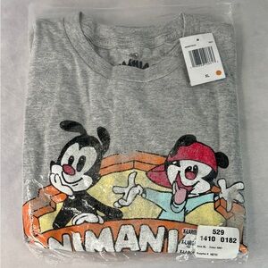 Gray Animaniacs tee new XL
